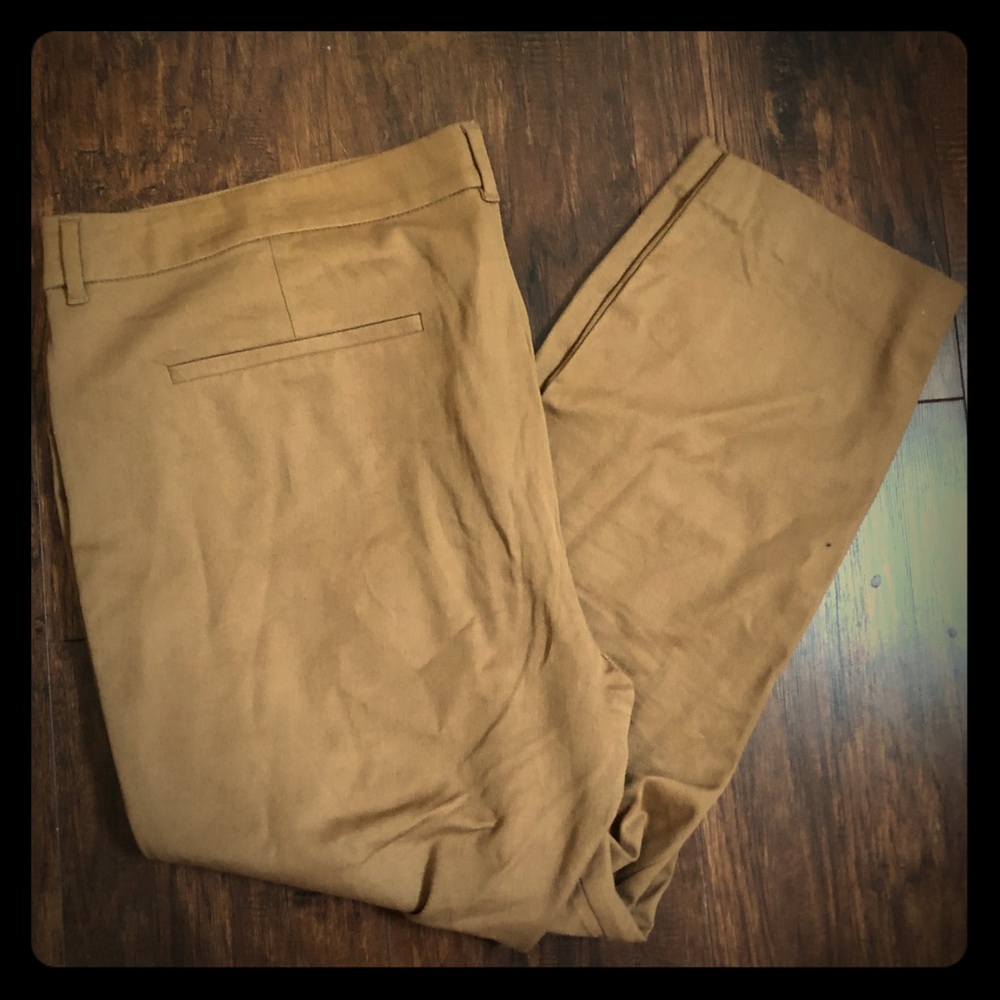 Dark khaki Old Navy Pixie pants